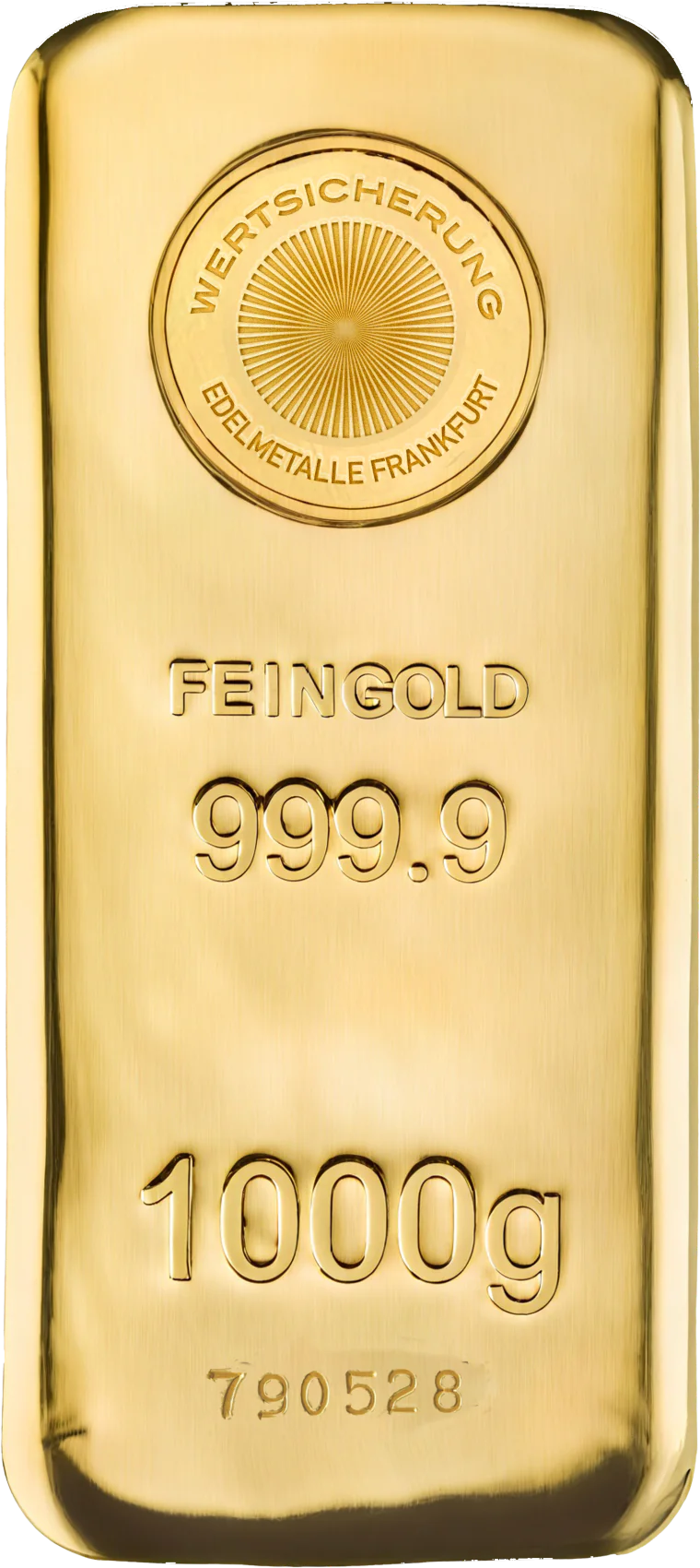Wertsicherung Feingold Goldbarren 999.9